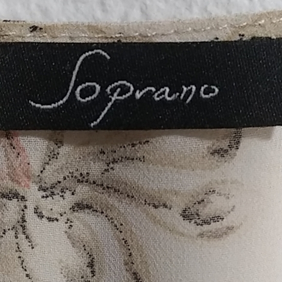 Soprano Floral Vintage Boho Kimono One Size - Picture 2 of 2